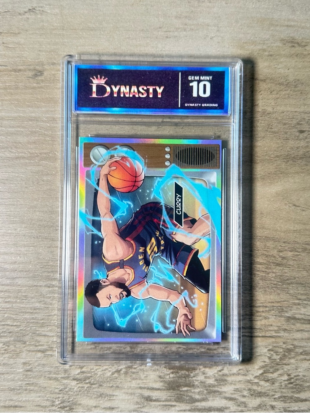 Stephen Curry 2025 Topps Anime #A13 Gem Mint 10 Novelty Basketball Card.